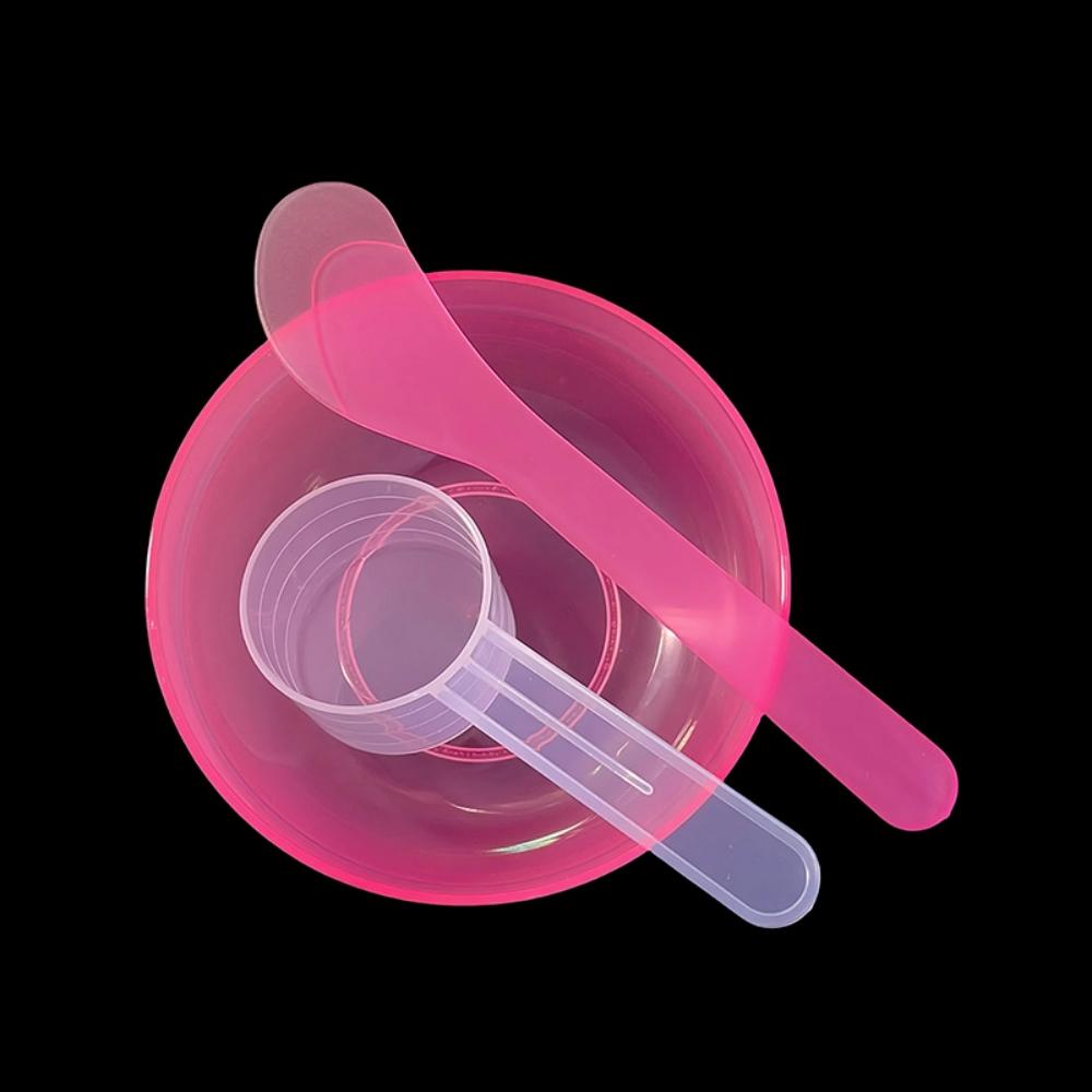 3Pcs/Set DIY Face Mask Mixing Bowl Set Mask Brush Mixing Stick Spoon Facial Skin Care Mask Tools Kit Women Beauty Supplies розы красного