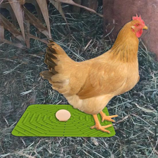 Lot De 4 Coussins De Nidification Pour Poulet - Tapis Lavables 30,5 Cm Avec Collecteur D'Oeufs