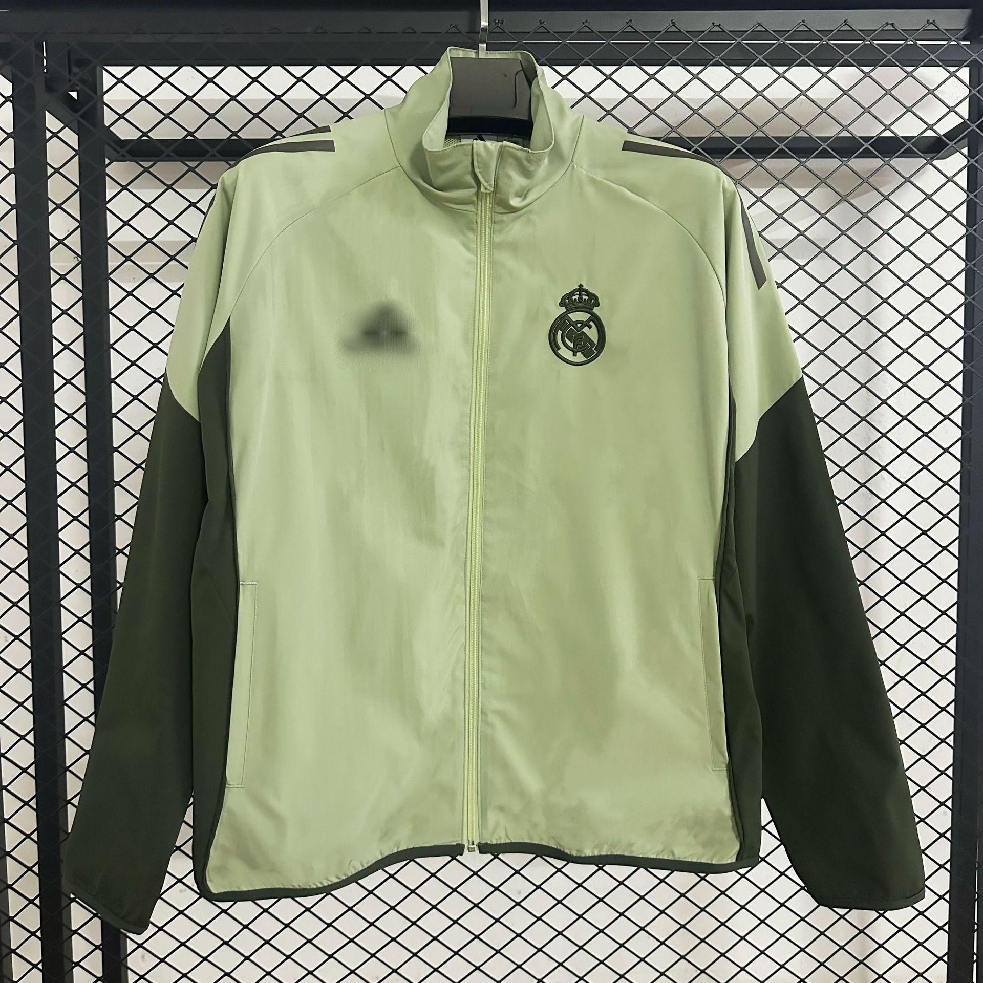 New waterproof trench coat 2526 season football club national team training suit embroidered silicone sports jacket S
