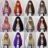 Halloween Long Water Wave Wig Cosplay Women Layered Wigs Orange Brown Gold Curly Wigs  Carnival