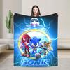 Sonices Movie Fuzzy Blanket Video Game Funny Throw Blanket for Home Hotel Sofa  200x150cm Bedspreads,