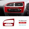 Gjbn8 Real Soft Carbon Fiber Sticker For Seat Leon 2005 2006 2007 2008 2009 2010 2011 2012 LHD RHD Car Instrument AC Panel Accessories