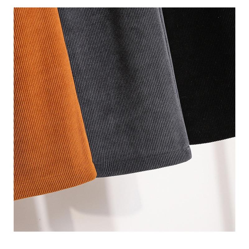 Dimanaf 2025 Autumn Plus Size Harlen Pants New Women Corduroy Fashion Loose Pleated Vintage Pants