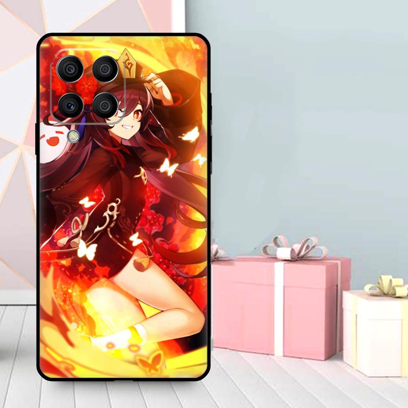 Hu Tao Genshin Impact Case For Samsung Galaxy M35 M56 M12 M06 M32 M52 M55 M15 M11 M13 M14 M16 M36 M31 M53 M34 M54