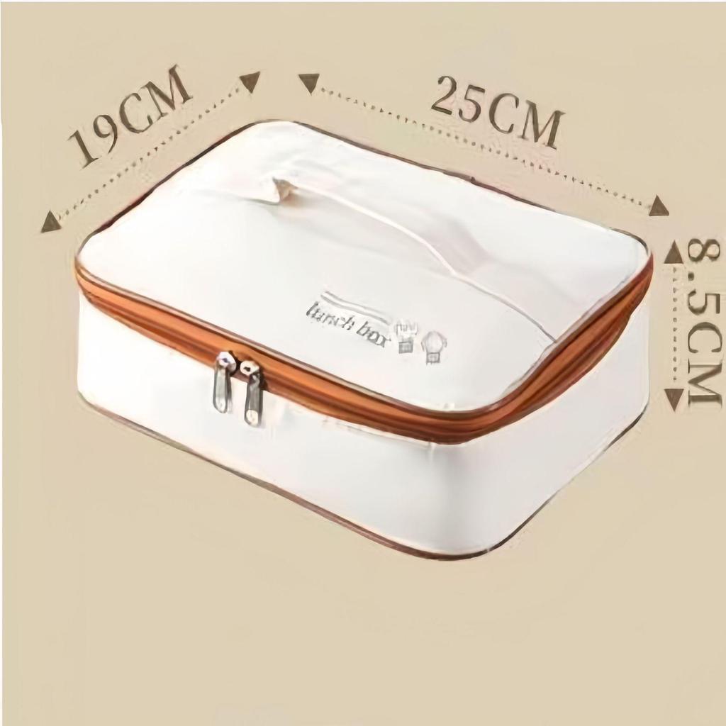 Large Stainless Steel Lunch Box with Lid and Soup Bowl, Insulated Meal Tray for Students and Office Workers