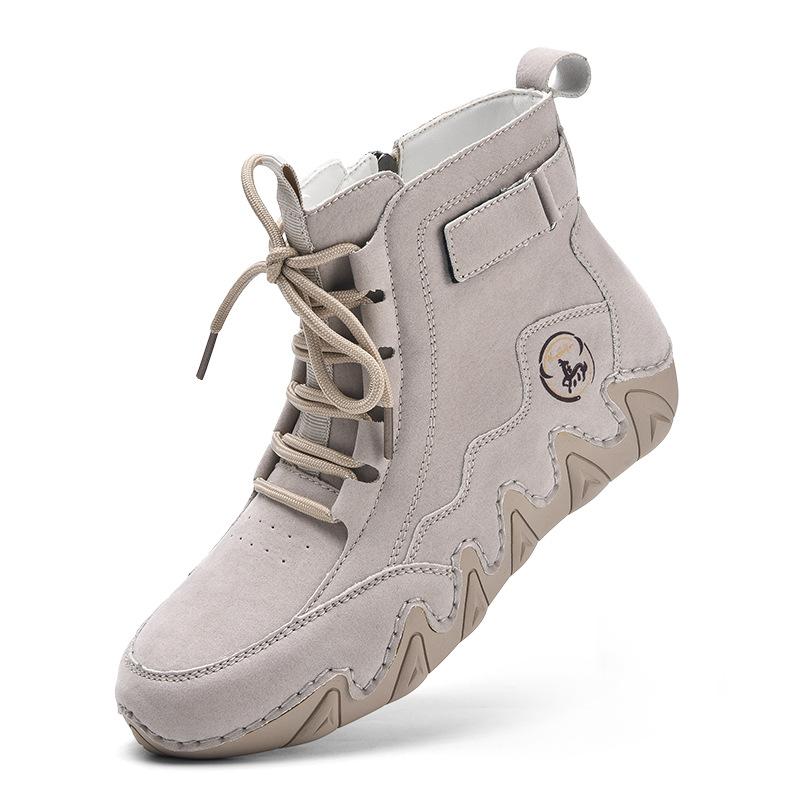 Chaussures d'outillage décontractées rétro montantes pour femmes en coton automne et hiver, à semelle souple antidérapante, tendance féminine pieuvre