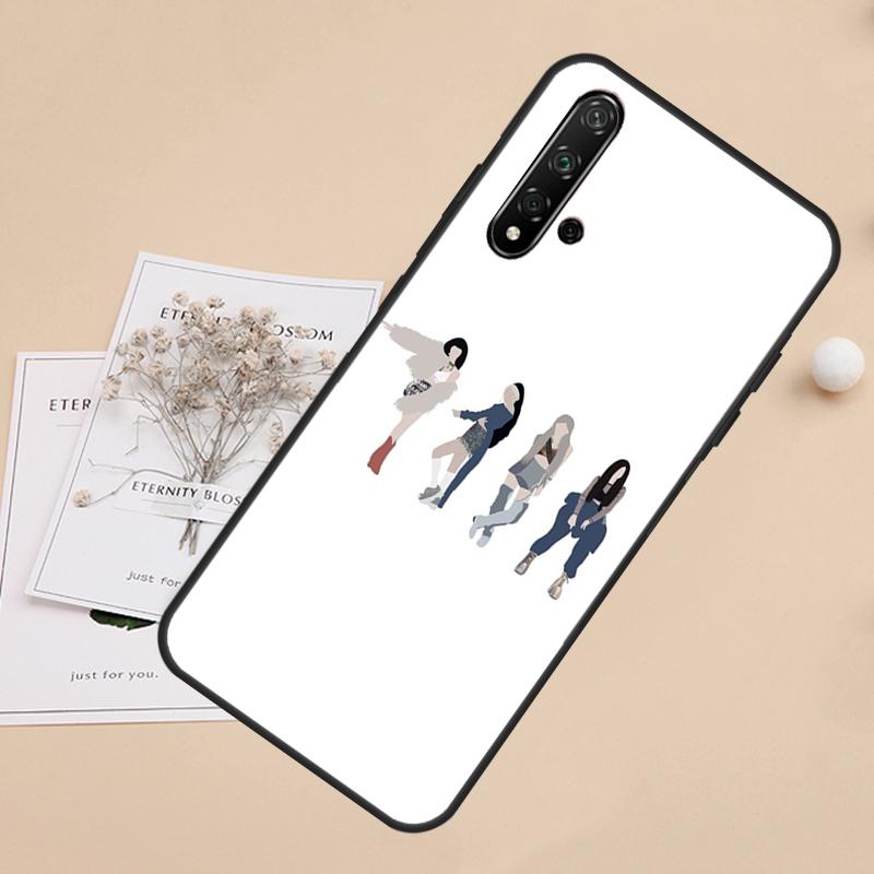 Korean Fashion Girl Kpop Band For Huawei Nova 3i 7i 8i 11i Y91 Y90 Y61 Y60 Y70 Nova 10 9 SE 11 P20 P40 Lite P30 Pro Case