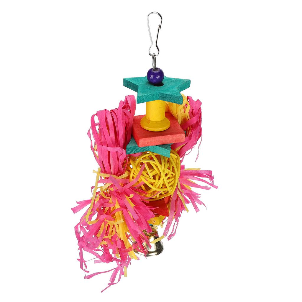 Bird Chewing Toys Foraging Shredder Toy Parrot Foraging Hanging Cage Toy for Pet Birds