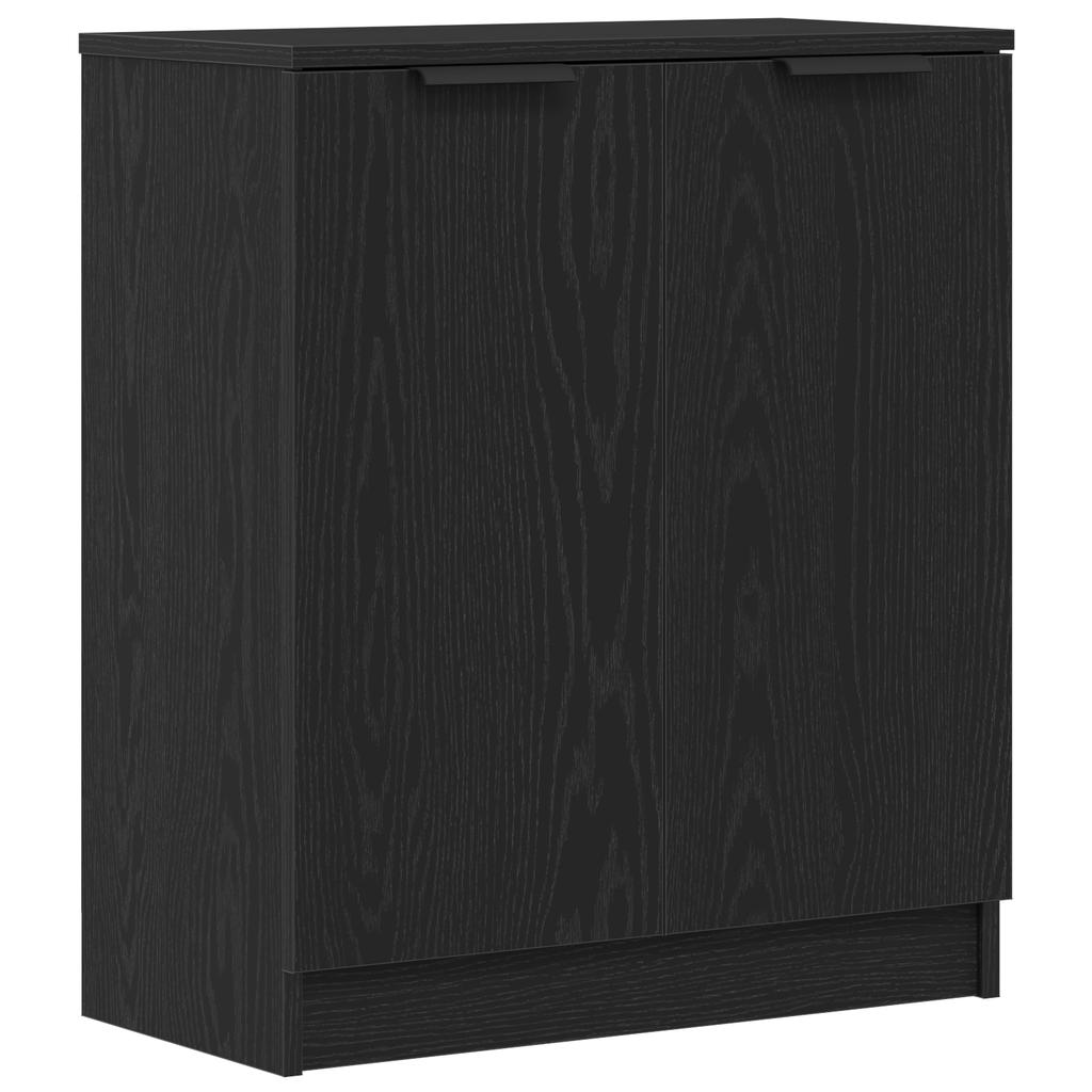 Sideboard in Black Oak Look 60 x 30 x 70 cm Engineered Wood