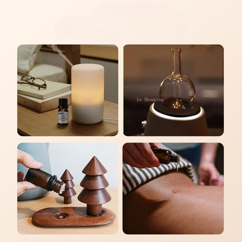 10ml Sandalwood Essential Oil Pure Essential Oil Study Tearoom Yoga Hotel Bedroom Purify The Air Remove Odors Calm The Mind