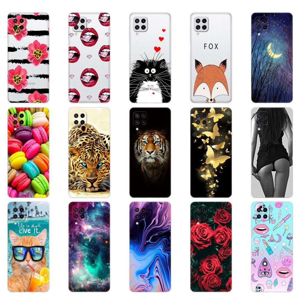 Samsung Galaxy M22 M32 4G Kılıf Telefon arka kapak Samsung M22 Yumuşak Kılıf Samsung M32 4G M 22 32 Silikon Tampon 6.4 inç