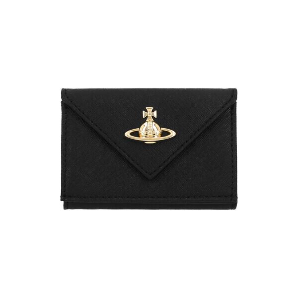 Vivienne Westwood Saffiano Envelope Billfold Wallet 5115002ew L001n N402