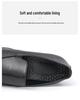 Plus Size Men's Formal Pointed Toe Leather Slip-on Shoes - Spring/Autumn 2025