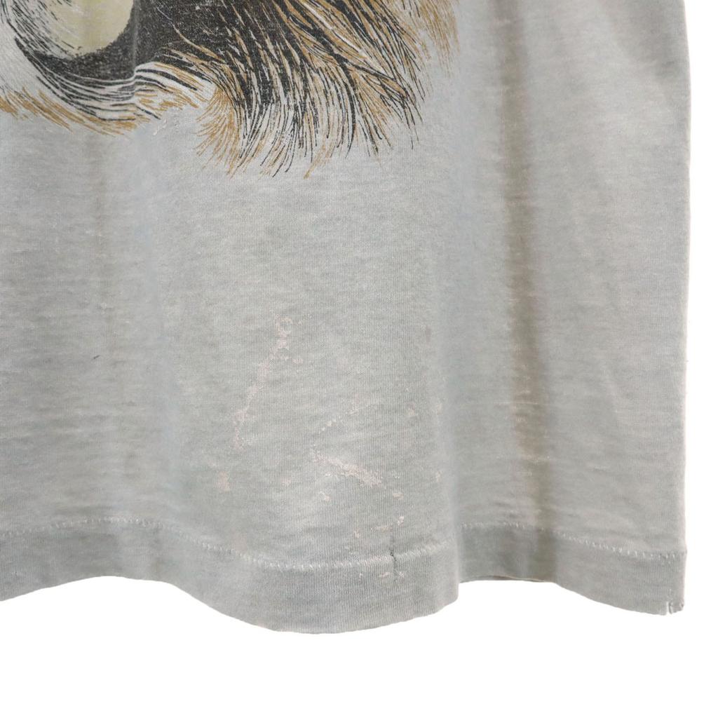 Selec-t Tee Jays 90s Made In USA Old Cat Bird Print Short Sleeve T-shirt Women Used