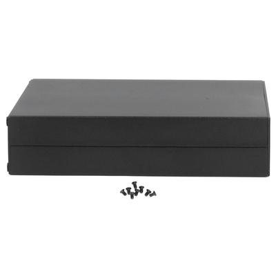 Aluminium-Elektrokasten, wasserdicht, Anschlussgehäuse, geteilter Typ für Heimwerker, Schwarz, 33 x 114 x 140 mm