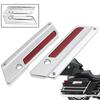 1 Pair Motorcycle Hard Saddlebag Latch Cover For Harley Touring Road King Street Glide Electra Glide Ultra-Classic FLT 1993-2013