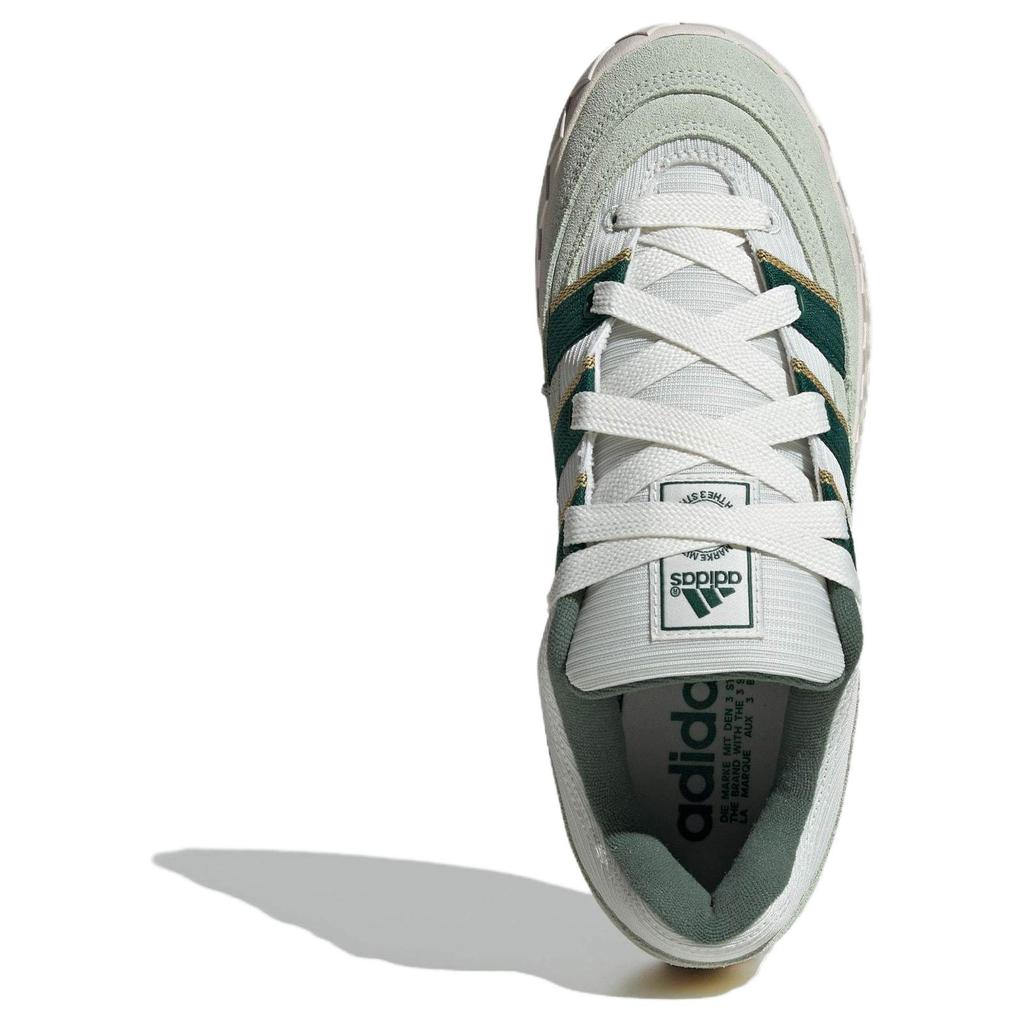 Adidas Originals Adimatic Comfortable Versatile Retro Fashion Slip Resistant Durable Low Top Skate Shoes Unisex Sneakers Green White IH3267
