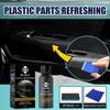 Car Plastic Restorer Agent Set Auto Interior Plastic Rubber Stains/Scratch Removal Refurbish Agent Car Cleaning Maintenance
