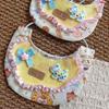 Pet Bib Adjustable Elastic Cord Cat Bandana with Cartoon Pattern Printed Breathable Cat Collar for Small to Medium Pets