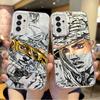 Coque de téléphone JoJo Steel Ball Run Chaude Pour Samsung Galaxy S25 S24 S23 S22 S21 Plus Ultra A73 A72 A71 A55 A54 A53 Coque Rigide Antidérapante