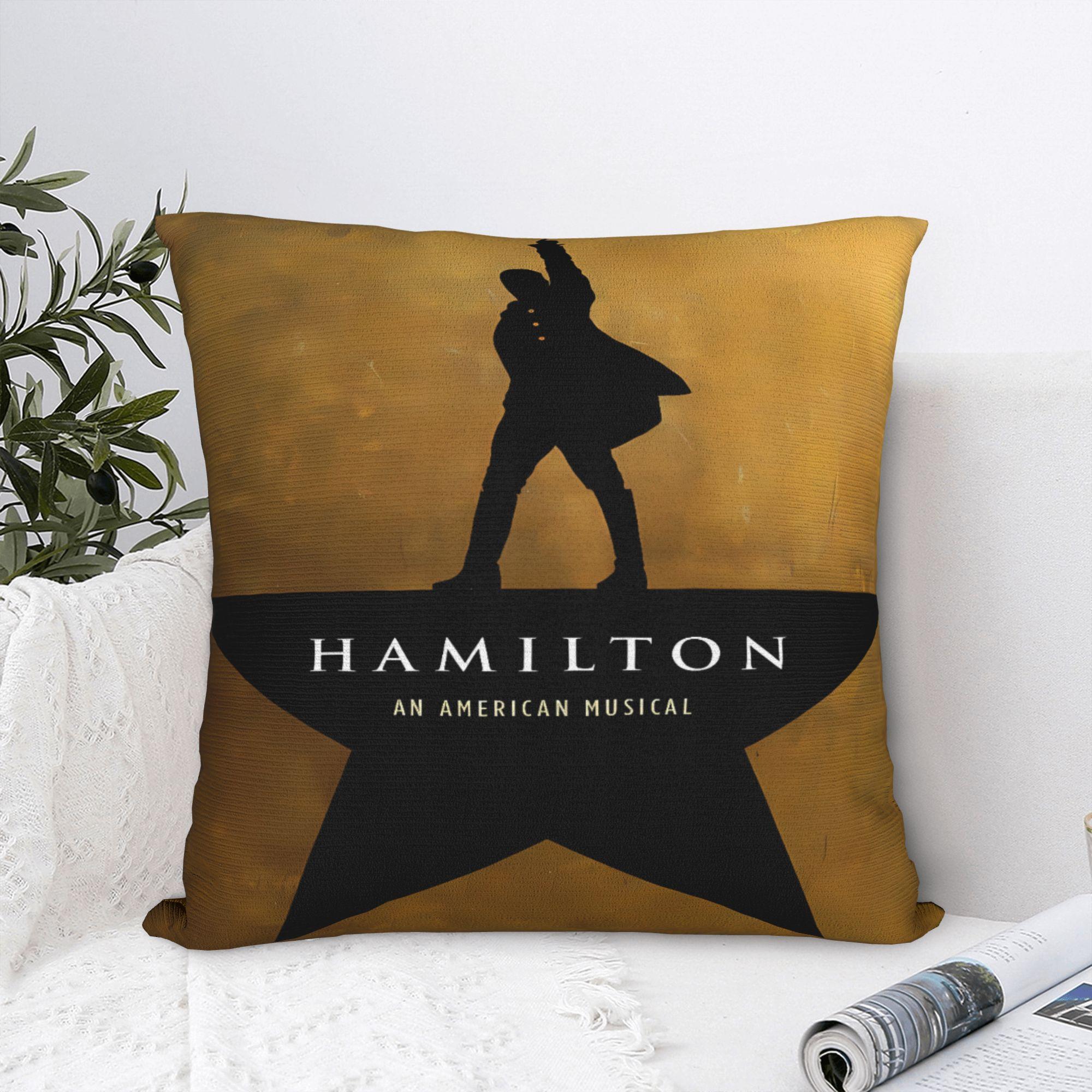 Fine Glasses Unisex Hamiltons The Musical Pillowcases Cute Funny Pillow Case For Sofa Bedroom Home Decor Comfy Pillow Cover
