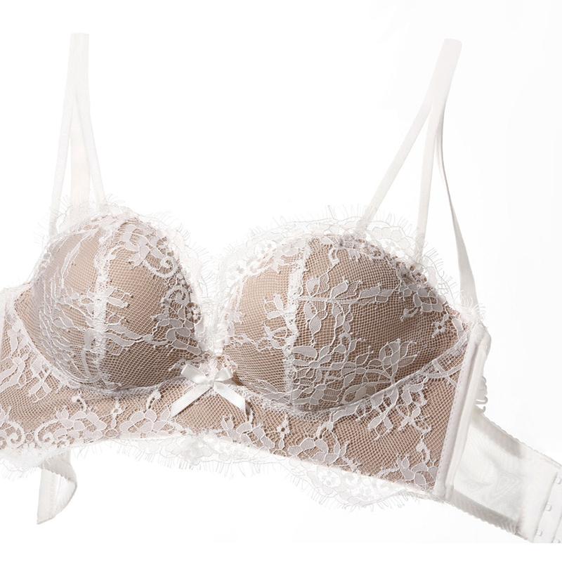 Sexy Lace Lingerie Set for Women Push-Up Padded Wireless Bra Comfort & Breathable Bra Set