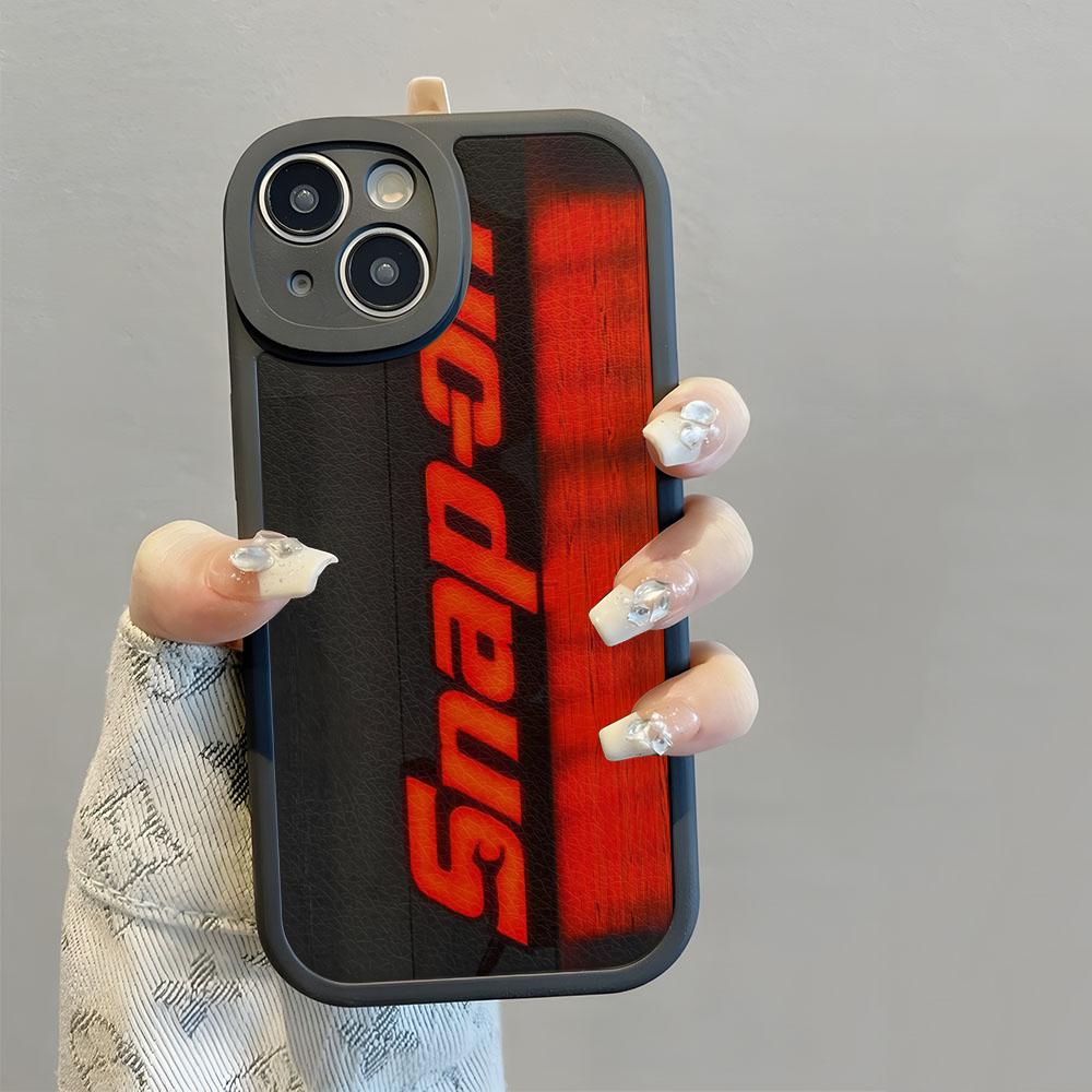 

Car Snap-ons Tool Logo Phone Case Logo For IPhone 16 14 13 11 12 Pro Max Mini X XR XS 8 Plus Mini Lambskin Silicone Shell Cover iPhone14 ProMax