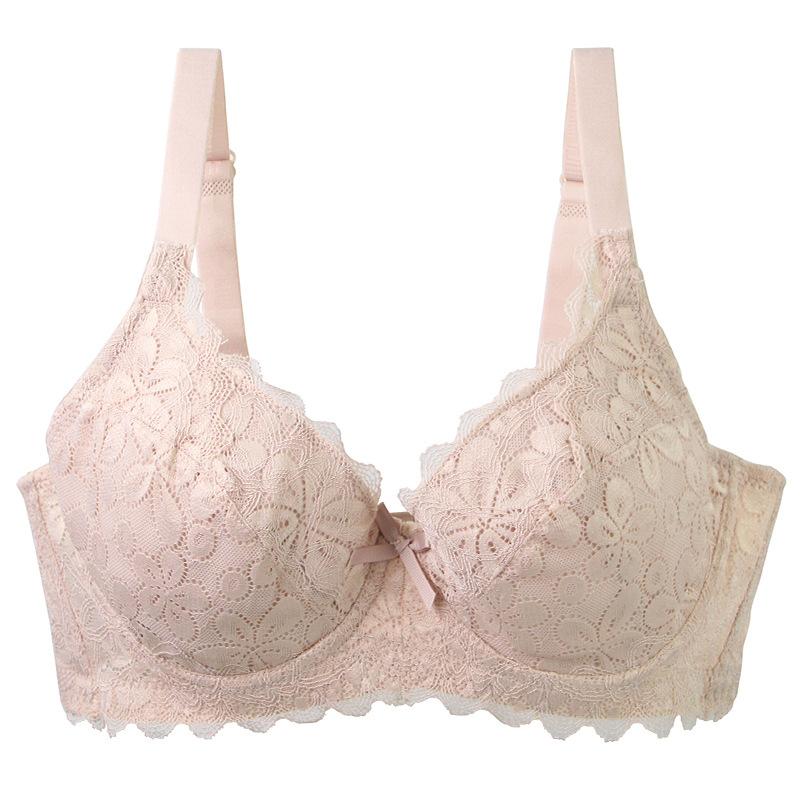 Sexy Western-style Push Up Lace Bra for Plus-size Women Shaping Lingerie