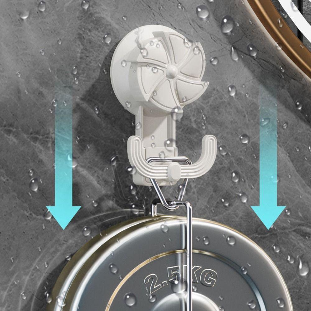Plastic Suction Cup Hooks Punch Free Key Holder Light Luxury Wall Hanger  for Bathroom