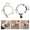 Exquisite Black White Beaded Little Specter Bracelets for Women Sweet Bracelets