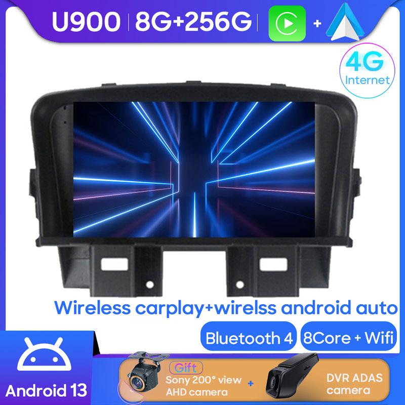 Android Car Radio Player For Chevrolet Cruze 2008 - 2014 Multimedia Unit GPS BT Carplay  Auto High-performance  Screen Dash Cam