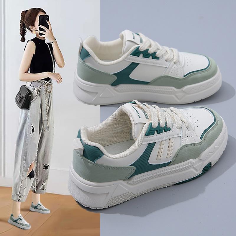 White Shoes for Women Autumn New All-Matching Thick-Soled Sneakers for Female Students Casual Sneaker Women's Shoes