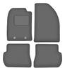 Dywaniki samochodowe welurowe grafitowe: Ford Fusion hatchback (2002-2005)