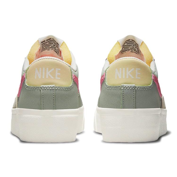 Nike Blazer Low Platform Seafoam Women Sneakers Green Sea-Glass Saturn-Gold DM9464-001