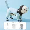 Cartoon Waterproof Full Coverage Raincoat for Small & Medium Dogs - Four-Legged Poncho for Rainy Day Outdoor Use