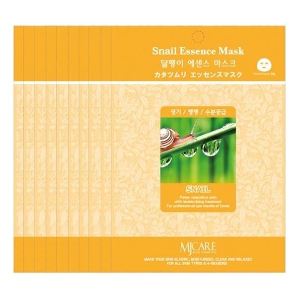 

[100 sheets] Snail Essence Mask Pack, Skin Vitality and Elasticity Sheet Pack_18565291_634664