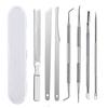 2/3/6/7pcs Stainless Steel Foot Knife Dead Skin Remover Toe Nail Shaver Callus Rasp for Pedicure Thick Hard Foot Care Tool Set