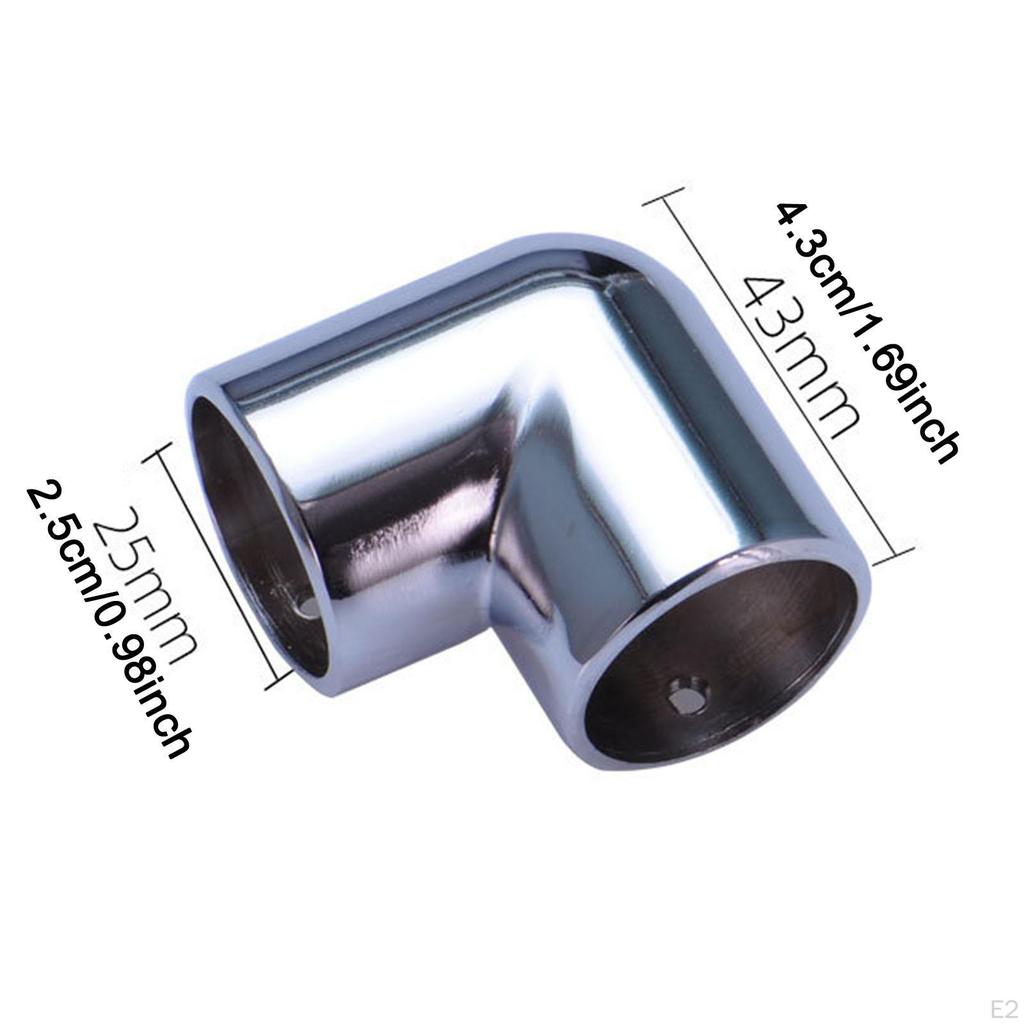 25mm Round Hose Connector Corner Joint for Clothes Rack Assembly