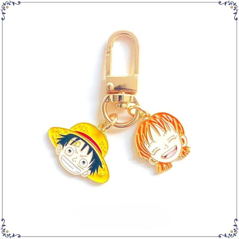 

Keychain Monkey D. Luffy Nami Anime Peripherals Bluetooth Headset Charm Delicate Fashion Plaything Jewelry Present For Friends