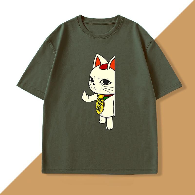 Dandadan Turbo Granny Cat Tshirt Unisexga Designer Unique Cosplay Momo Anime Tshirt Casual Short Sleeve Women Clothing Tees Tops