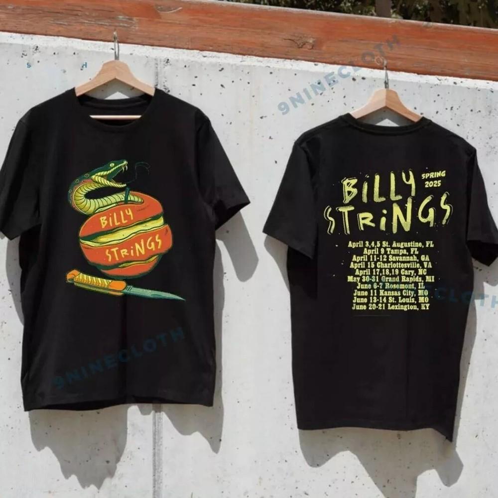 Billy Strings Spring 2025 Tour Snake Apple Unisex T-Shirt For Men Women NI1269 Unisex T-Shirt XXL