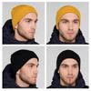 New Unisex Multicolor Autumn & Winter Beanie Hat Men Women Basic Daily Beanie Soft Knitted Hat All-match Streetwear Cap