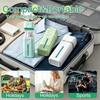 4-in-1 Travel Refillable Bottle Set, Including A Wash Kit, A Portable Tool, Suitable for Travel, Camping, and Business Trips