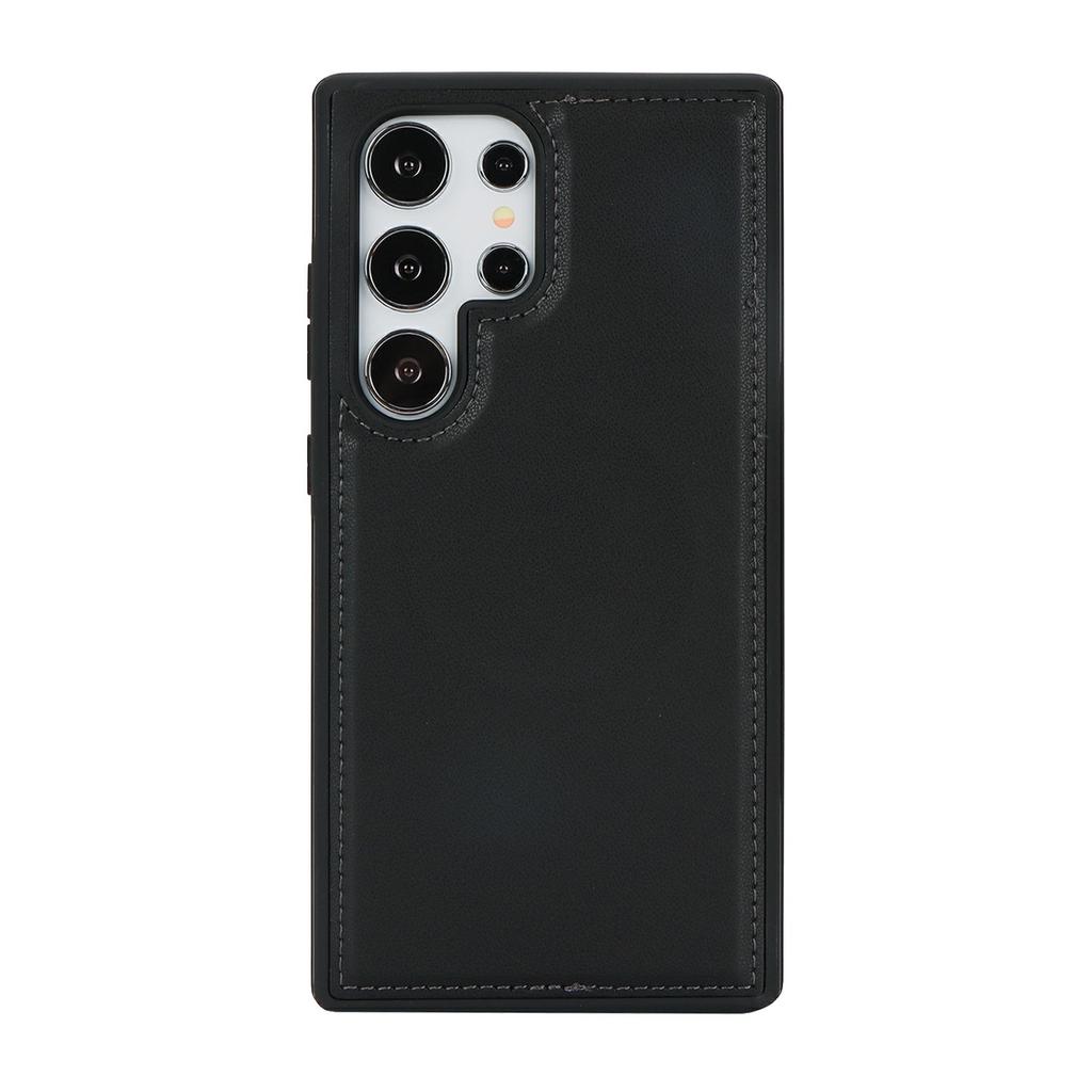 For Samsung Galaxy S24 Ultra Wallet Magnetic Case Anti-Drop Detachable PU Leather Phone Cover