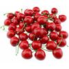 Set of 100 Realistic Plastic Cherries for Home Decor and Party Displays