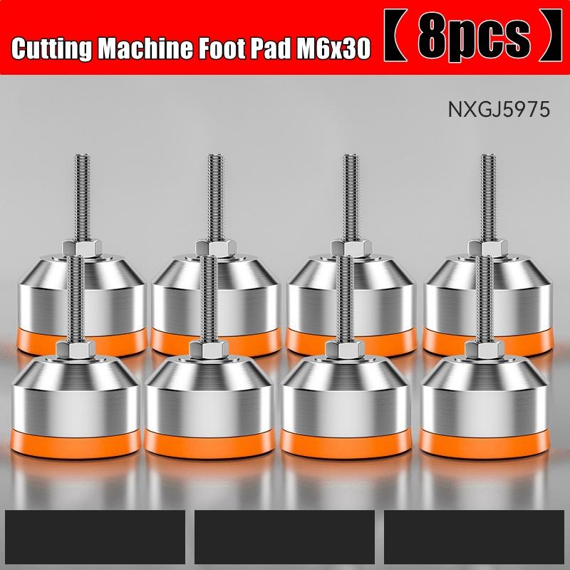 Stabiliserande nivåfötter Kraftiga nivåskruvben Justerbara fötter Nivelleringsfot för möbler, mekanisk utrustning