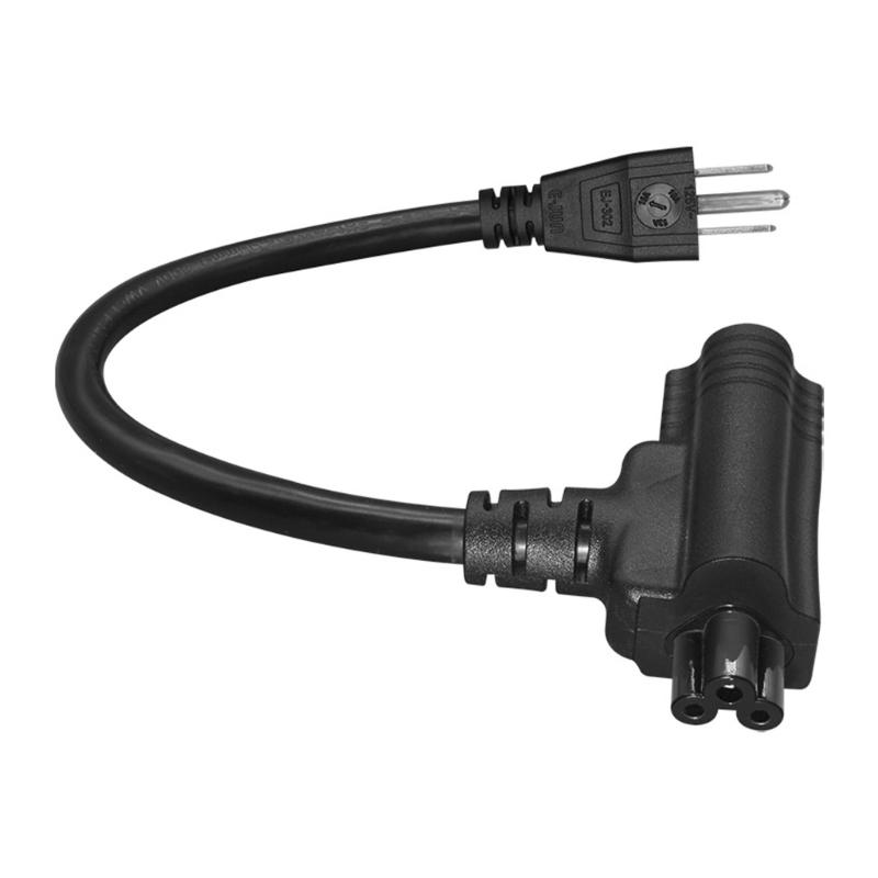 Short Y Splitter Power Cable NEMA 5 15P To 5 15R and C5 30CM/60CM Replacement Cord for Electronics