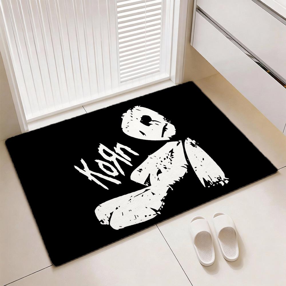 band k-Korns album classic Floor Mat Soft Thickened Flannel Door Mat Non-Slip Living Room Rug Home Decor 40x60cm