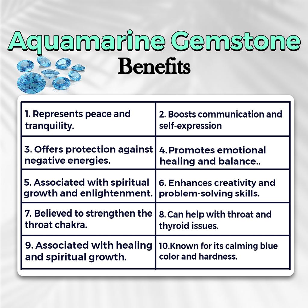 16 Ct CERTIFIED A++ Ocean Blue Aquamarine Loose Gemstone Natural Emerald Cut A2500