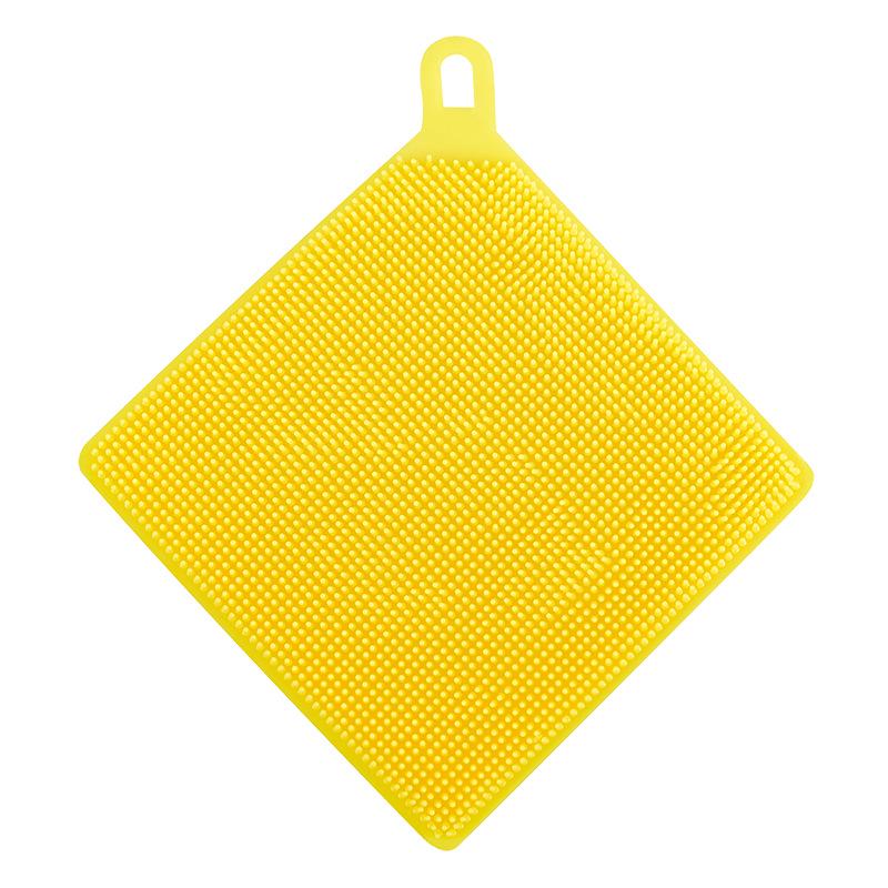 Aisenka Thickened Silicone Dishwashing Brush & Scouring Pad